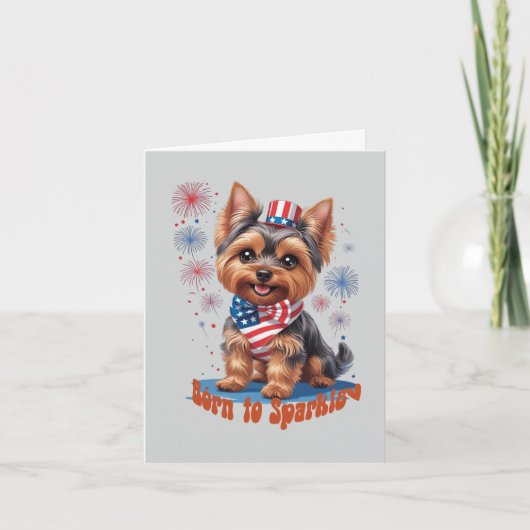 Geboren om te Schitteren – Leuke 4 juli Feest Uitn (Voorkant)