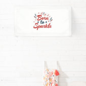Geboren om te Schitteren Patriottische Banner (Insitu)