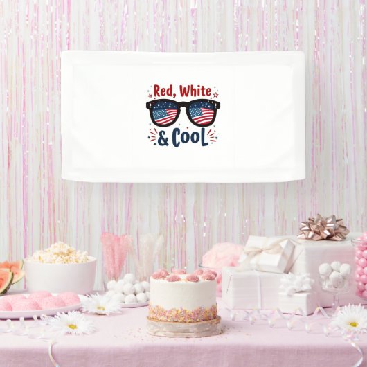Geboren om te Schitteren Patriottische Banner (Feest)