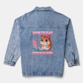 Geboren om te slachten, gedwongen om te werken Gra Denim Jacket (Achterkant)