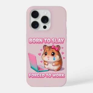 Geboren om te slachten, gedwongen om te werken Gra iPhone 15 Pro Case