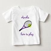Geboren om te spelen, Tennis Ball en Racquet, Pers (Voorkant)