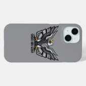 Geboren om te stijgen Eagle iPhone 15 Hoesje (Achterkant (horizontaal))