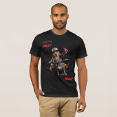 Geboren om te treuzelen t-shirt (Voorkant volledig)