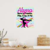 GEBOREN OM TE TUIMELEN, TE FLIPPEN, TE SPRINGEN EN POSTER (Keuken)