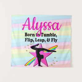 GEBOREN OM TE TUIMELEN, TE FLIPPEN, TE SPRINGEN EN WANDKLEED