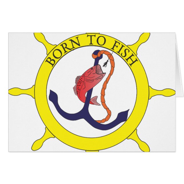 Geboren om te vissen (Voorkant Horizontaal)
