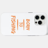 Geboren om te vissen Case-Mate iPhone case (Achterkant (horizontaal))