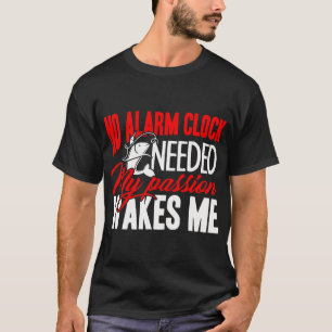 Geboren om te vissen Gedwongen om te werken T-shirt