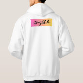 Geboren om te vissen hoodie (Achterkant)