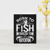 Geboren om te vissen, maar gedwongen om grappig te kaart (Gele Bloem)