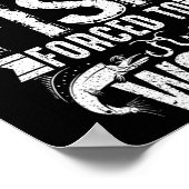 Geboren om te vissen, maar gedwongen om grappig te poster (Hoek)