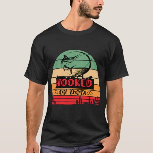 Geboren om te vissen t-shirt (Voorkant)