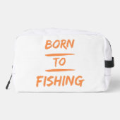 Geboren om te vissen toilettasje (Achterkant)