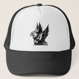Geboren om te vliegen Bold Eagle Trucker Hat Trucker Pet