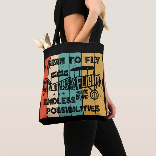 Geboren om te Vliegen Tote Bag