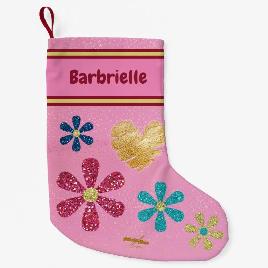 Geboren om te winkelen door Adiela Akoo - Kerstkou Kleine Kerstsok (Voorkant)