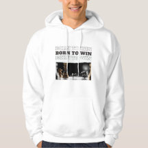 GEBOREN OM TE WINNEN Schaken Overwinning Hoodie –