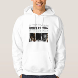 GEBOREN OM TE WINNEN Schaken Overwinning Hoodie – 