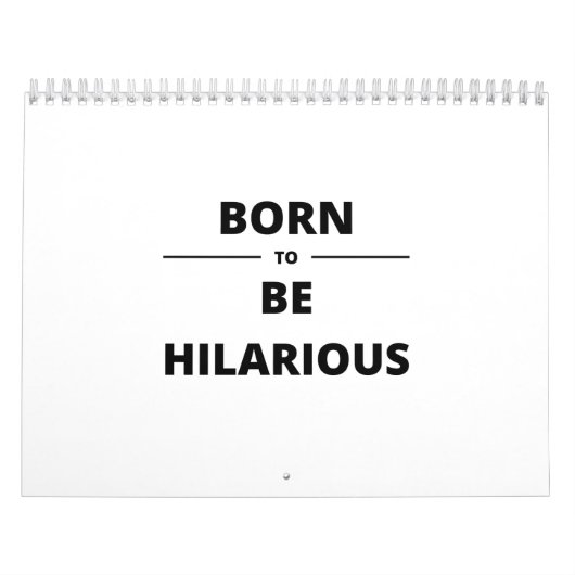 GEBOREN OM TE WORDEN GERICHT KALENDER (Hoes)