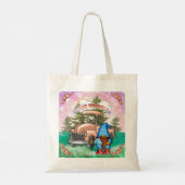 Geboren om te zwerven kabouter tote bag (Achterkant)