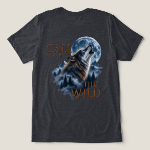Geboren om te zwerven - Roep van de Wilde Wolf T-S Tri-Blend Shirt
