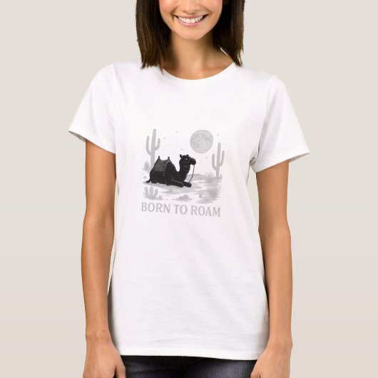 Geboren om te zwerven t-shirt (Voorkant)