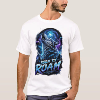 geboren om te zwerven t-shirt