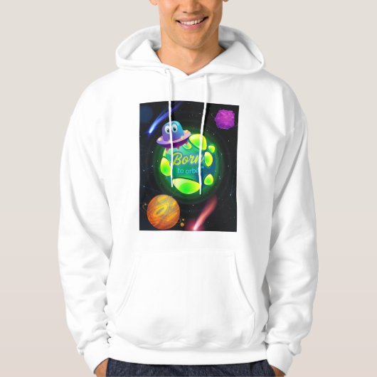 Geboren om te zweven hoodie (Voorkant)
