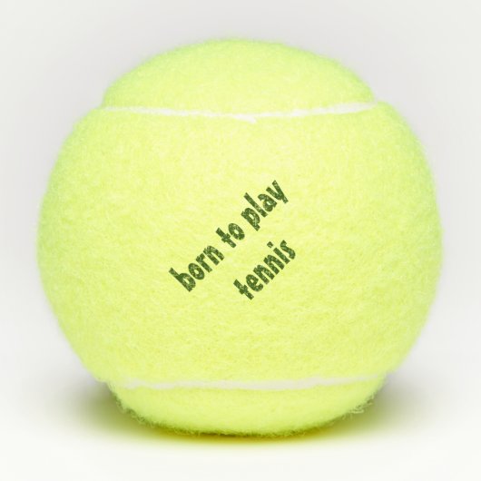 Geboren om Tennis Ball (Penn) Forest Green te spel Tennisballen (Voorkant)