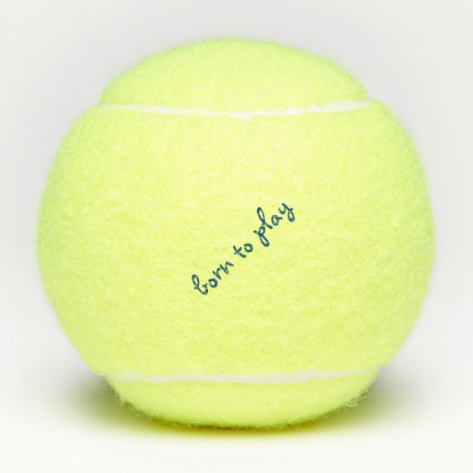 Geboren om Tennis Ball (Penn) te spelen Citaat Oce Tennisballen (Voorkant)