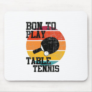 Geboren om Tennis te spelen Muismat