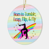 GEBOREN OM TUMBLE GYMNASTICS ORNAMENT (Links)