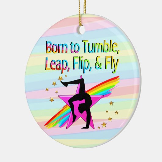 GEBOREN OM TUMBLE GYMNASTICS ORNAMENT (Links)