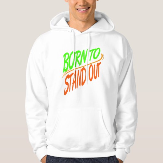 Geboren om uit te komen hoodie (Voorkant)