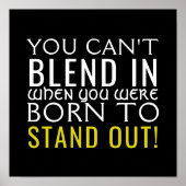 Geboren om uit te komen poster (Voorkant)