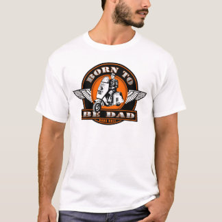 Geboren om vader te worden - grappige vaderdag t-shirt