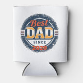 Geboren om vader te zijn - gepersonaliseerde jaar  blikjeskoeler (Voorkant)