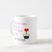 Geboren om van je Mok te houden! (Voorkant links)