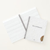 Geboren om verhalen te schrijven – Minimalistisch Notitieboek (Binnen)