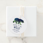 Geboren om vrij Baby shower te zijn Bedankjes Labels (In situ)