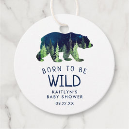 Geboren om vrij Baby shower te zijn Bedankjes Labels