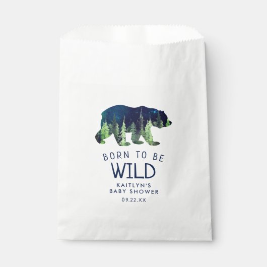 Geboren om vrij Baby shower te zijn Bedankzakje (Voorkant)