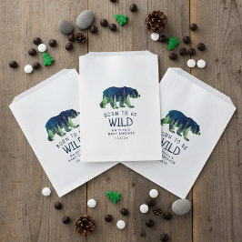 Geboren om vrij Baby shower te zijn Bedankzakje