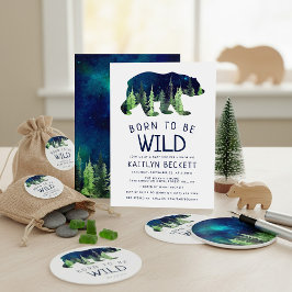 Geboren om vrij Baby shower te zijn Kaart