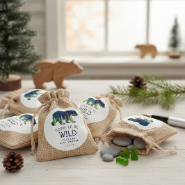 Geboren om vrij Baby shower te zijn Ronde Sticker