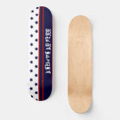 Geboren om vrij design te zijn persoonlijk skateboard (Voorkant)