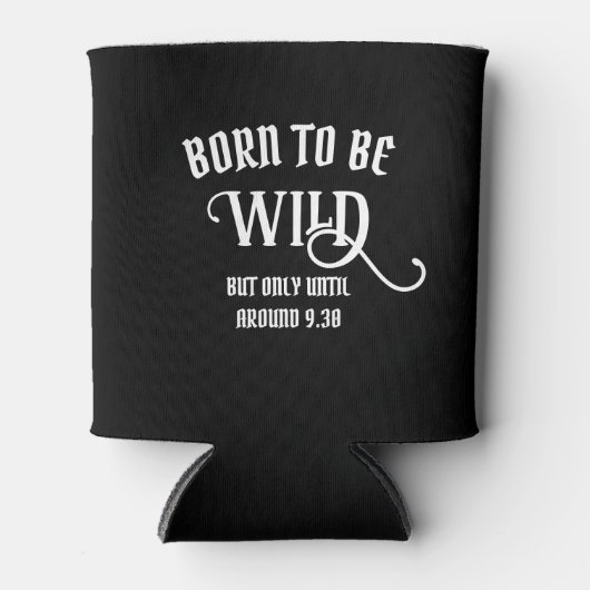 Geboren om vrij te zijn | Gepersonaliseerde Koelbo Blikjeskoeler (Voorkant)