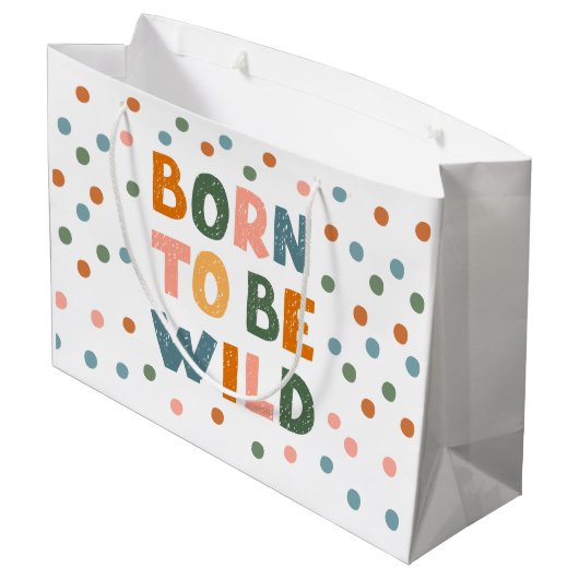 Geboren om vrij te zijn groot cadeauzakje (Achterkant Gekanteld)