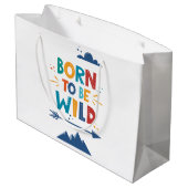 Geboren om vrij te zijn groot cadeauzakje (Achterkant Gekanteld)
